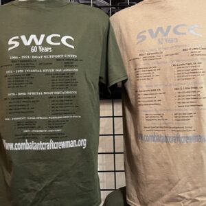 Two SWCC 60th year t-shirts